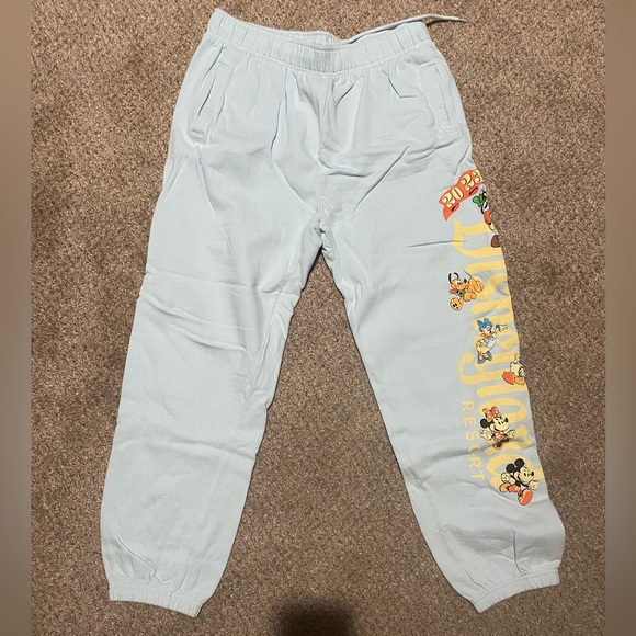 Disney Pants - Disneyland Light Blue Joggers